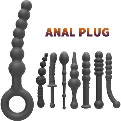 Silicone Anal Beads Butt Plug Anal Balls Sex Toys for Woman Gay Anus Masturbator Prostate Massager Erotic Adult Products