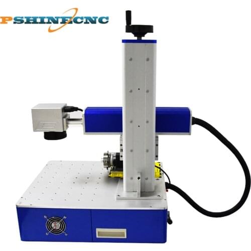 Visualization of production fiber laser cutting machine desktop model 20w parts