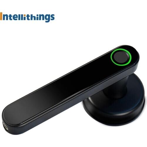 Tuya Bluetooth Fingerprint Lock Intelligent Security Door Lock Encryption Smart Life App Password Key Card Unclock