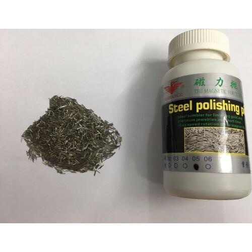0.3mm Polishing Needles Stainless Steel Pins Magnetic Tumbler Mag Polishers One Bottle