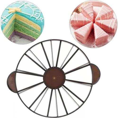 10/12 Piece Round Bread Cake Divider Equal Portion Cake Model Cutter Slice Marker Household Baking Tool Bread And Cake Divider