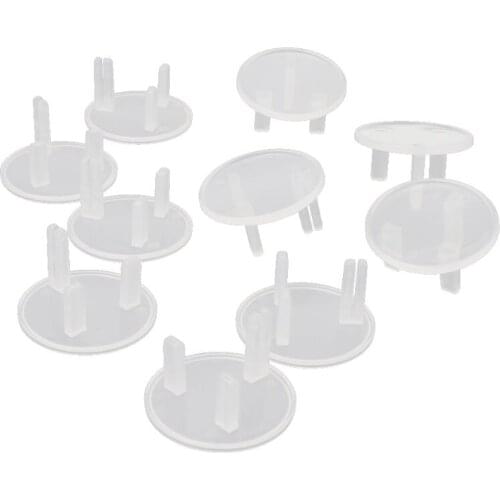10 Pcs UK Power Socket Cover Plugs Baby Electric Sockets Outlet Plug Kids Electrical Safety Protector Sockets Protection