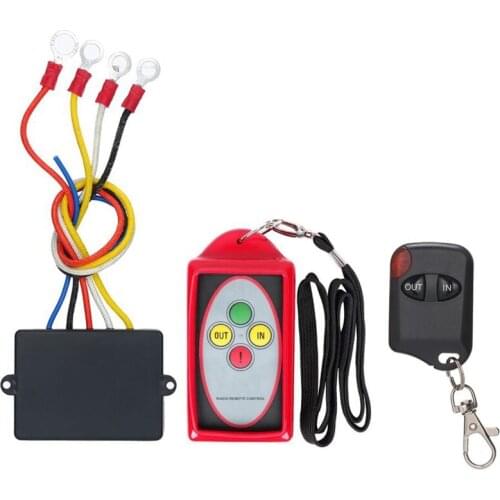 12V Winch Wireless Remote Control Switch Set ATV-HR Hand Remote for Jeep Truck ATV Waterproof