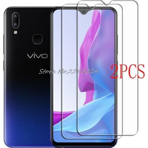 2PCS for Vivo Y91 Tempered Glass Protective FOR Vivo Y93 Lite Y95 Y91i U1 6.2" Screen Protector Film phone Cover