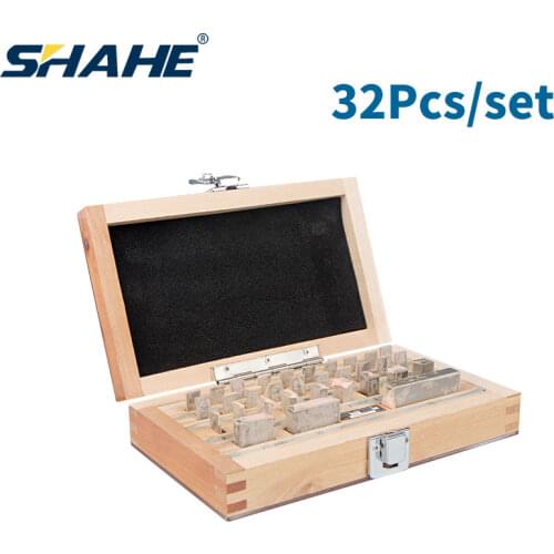 32Pcs/Set 1 grade 0 grade Inspection Block Gauge Test Caliper Blocks Measurement Instruments
