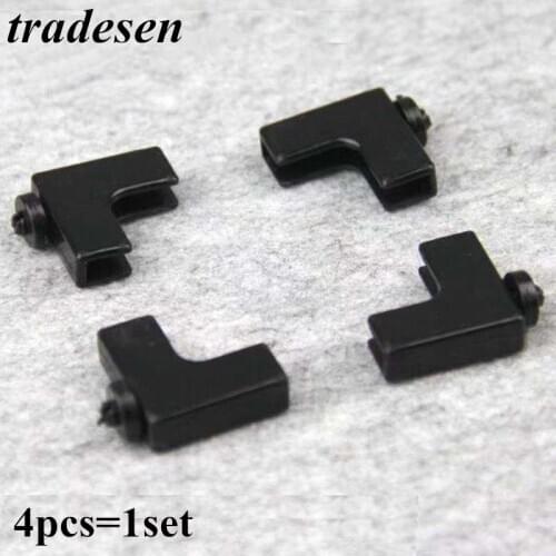 4pcs/set 5mm Fish Tank Cover Pulley Aquarium Glass Cover Wrap Angle Pulley Caster Home Pets Supplies DIY Fittings