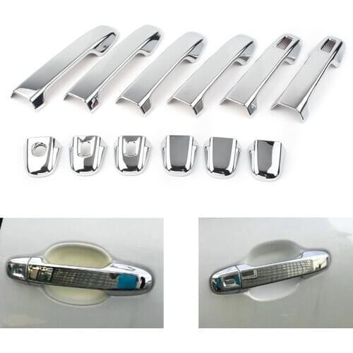 ABS Chrome Car Outer Door Handle Cover Door Bowl Protection Covers Sticker For Toyota Sienta 2016 2017 2018 Styling Accessories