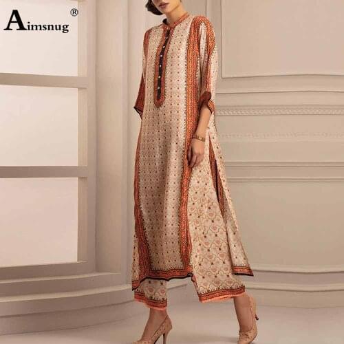 Aimsnug 2021 Summer Women Single-Breasted Long Maxi Dress Half Sleeve Retro Dresses Pullovers Female Vinatge Plaid Print Dress