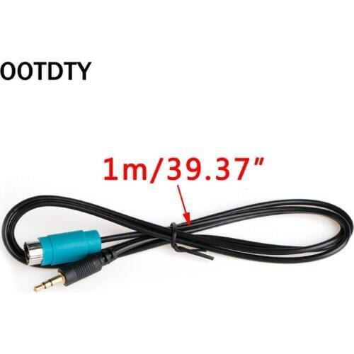 ALPINE KCE-236B FULL SPEED MP3 3.5mm Aux Jack Audio Adapter For iPOD MP3 PSP