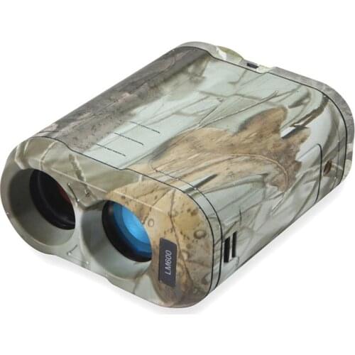 600M Golf Rangefinder 6 Times Laser Monocular Rangefinder Speed Tester Hunting Roulette Tape Measure Camouflage Telescope