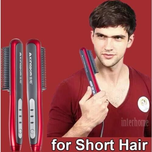 Electric Hair Straightener Brush Ceramic Fast Heating Straightening Comb Straighter Salon Styler Hairdressing Straight Hairbrush