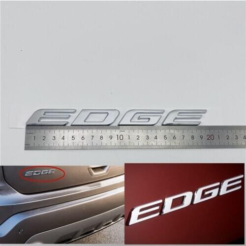 Chrome Trunk Letters For Ford EDGE TITANIUM Emblem Badges Tail Logo Words Letters Script