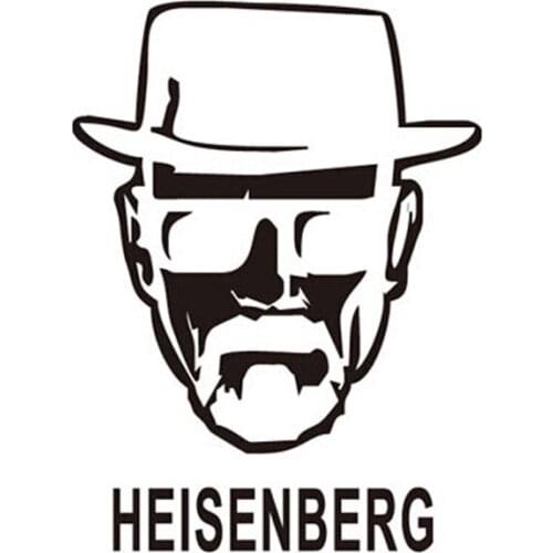 Personality HEISENBERG Waterproof Car Sticker Decal Car Styling Motorcycle Accessories Good Quality Waterproof Sun Protection