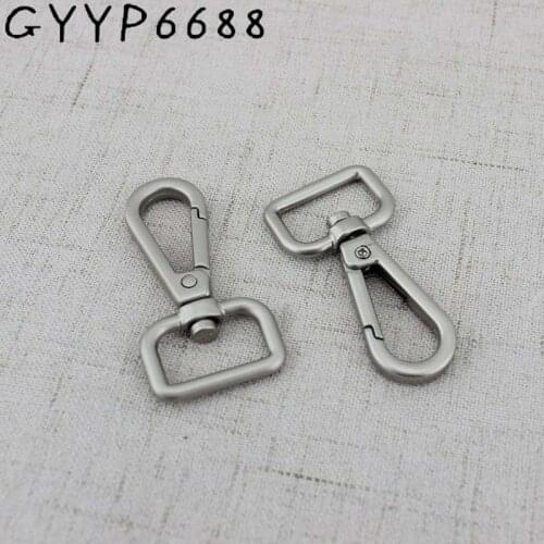 4pcs Pearl silver Trigger snap hooks for bag Hardware Accessories metal handbags leather bags handbags webbing strap
