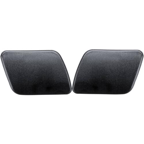 Left+Right Front Headlight Washer Sprayer Cover Cap L R Black Color for Golf 4 IV Mk4 1998-2006