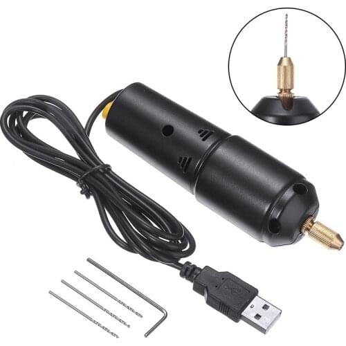 Mini Jewelry Tools Electric Drill Handheld For Pearl Epoxy Resin Jewelry Making DIY Wood Craft Tools With 5V USB Data Cable