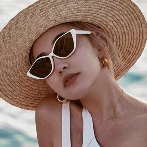 Fashion cat eye sunglasses women men 2021 trending products black white leopard sun glasses retro oculos de sol feminino uv400