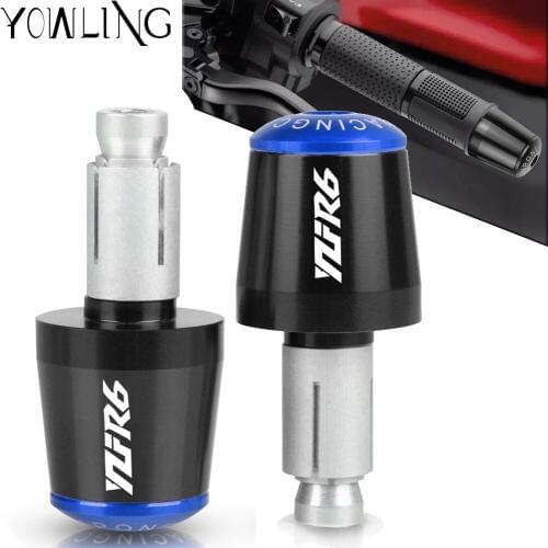 Motorcycle grips Bar End For Yamaha YZF-R6 YZF R6 YZFR6 2000-2019 2018 2017 2016 2015 2014 Handle Handlebar Plug End Cap grip