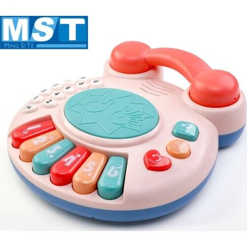 Early Educational Music Hand Clap Drum Learning Musical Toys Dial Number Piano Number Letter Cognition Drums For Babies