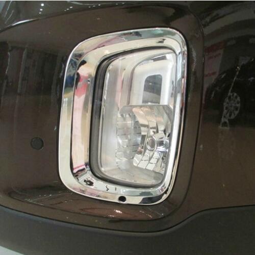 For Kia Sorento 2013 ABS Chrome Front Fog light Lamp Cover Trim