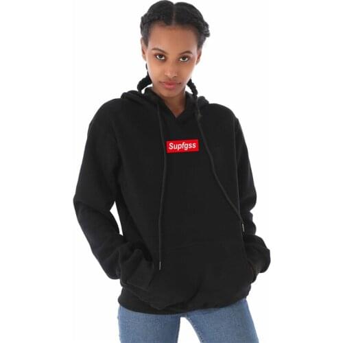 2020 Autumn Winter New Female Hoodie Vintage print Solid Color Hoodie Korean Style Sweatshirt Student Casual Hoodie