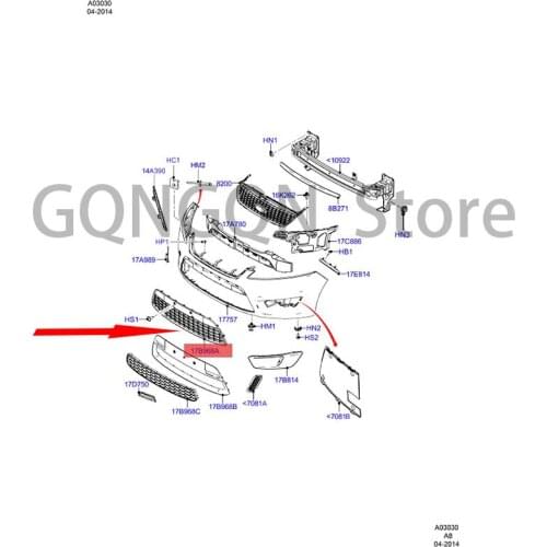 CAR front bumper lower center grille semi-plated For dMo nd eo front bumper grille front bumper ventilation grille