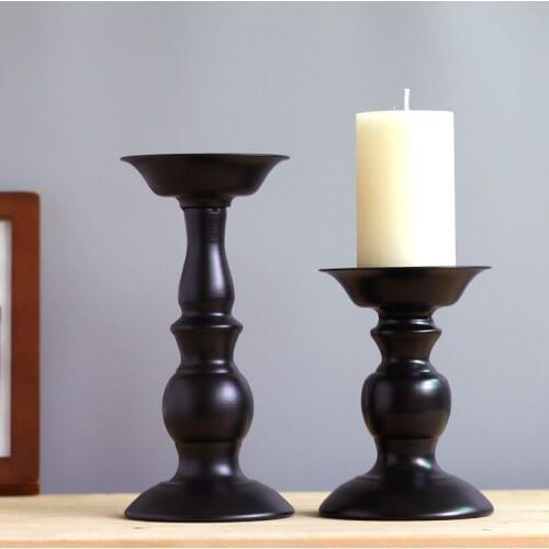 10pcs/Lot Table Candle Holder Plating Metal Candlestick Geometric Romantic Candle Holders for Wedding Dinner Decoration ZZT051