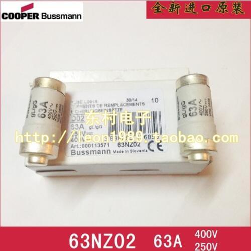 [SA]Bussmann fuses 63NZ02 63A 50NZ02 50A 400V gL / gG 250V fuse--20PCS/LOT