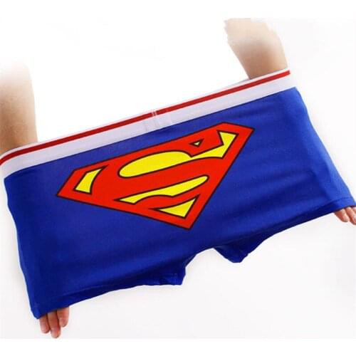 Cute Sexy Men Underwear Cartoon Superhero Cosplay Elastic Underwear Panties Gift Party high quality Lingerie Comfortable