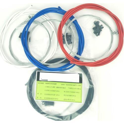 Taiwan 1.1M 1.7M Brake Cable & 1.55M 2.1M Shift Cable 2M 2.5M Cable Housing MTB Mountain Bike Road Bicycle Brake Line Cable Sets