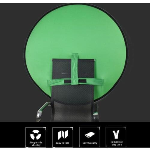 Green Screen Photo Background Photography Backdrops Portable Solid Green Color Backdrop Cloth For Photography Studio