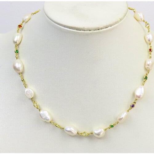 10 Pcs Handmade Freshwater pearls Strand Necklace Pearls Necklace Jewelry Accessories Jewelry Necklace Gift 51835