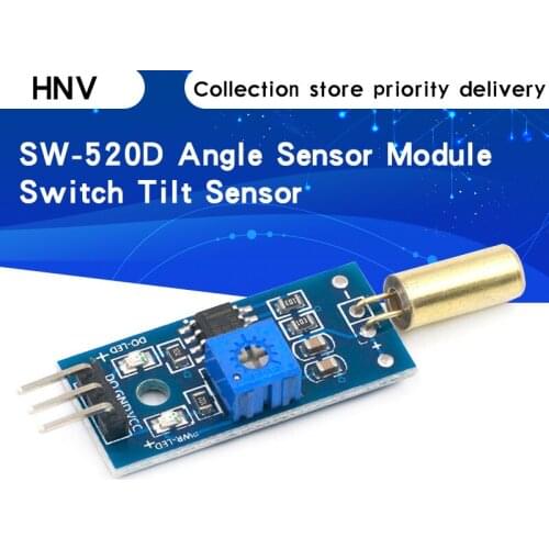 1PCS Golden SW520D SW-520D Angle sensor module Ball switch Tilt sensor module
