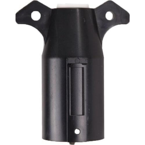 12V Car Plug Trailer Plug 7 PIN American 7-pin 7 Way Trailer Adapter Blade Round Connector for Auto Motorcycle