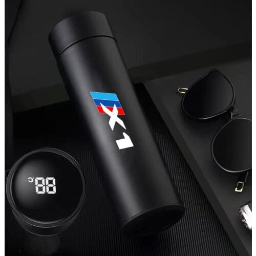 For BMW M Emblem X1 X2 X3 X4 X5 X6 X7 Car Accessories Display Vacuum Flasks Travel Car Soup Coffee Mug Thermos Water Bottle