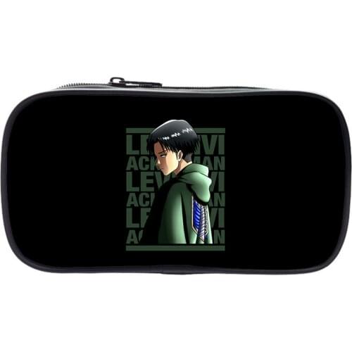 Anime Attack On Titan Pencil Case Multifunction Pencil Bag Children Pencil Box Students Cartoon Pen Bags Kids Gift Pen Box