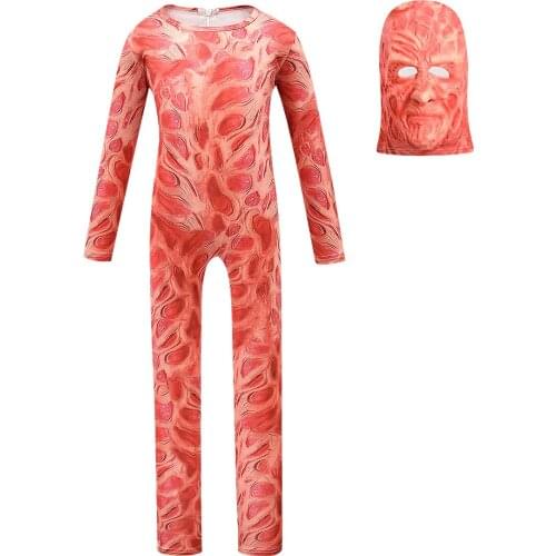 Kids Halloween Costumes Jumpsuit Handmade Gifts Boys Carnival Costume Gifts for Kids Muscle Costume Party Outfit Demon Slayer