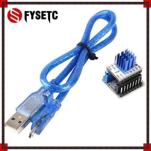 TMC2209 V3.0 Stepper Motor Driver Super Silent 256 Microsteps + USB Serial Port Tester Adapter Module