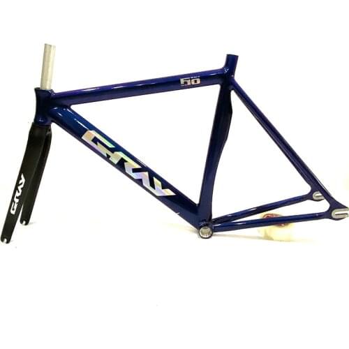 Track Bike Frame 700C 6061-T6 Aluminum Alloy Fixed Gear Frameset and Fork Fixie 52cm 55cm Bicycle Parts Single Speed Frames