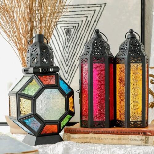 Leearts Decorative Glass Candlesticks