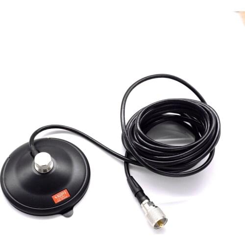 Nagoya RB-MJPR Rubber Boot Magnetic Mount with Coaxial Cable for Mobile Radio Antenna 100mm Diame Stable Roof Base