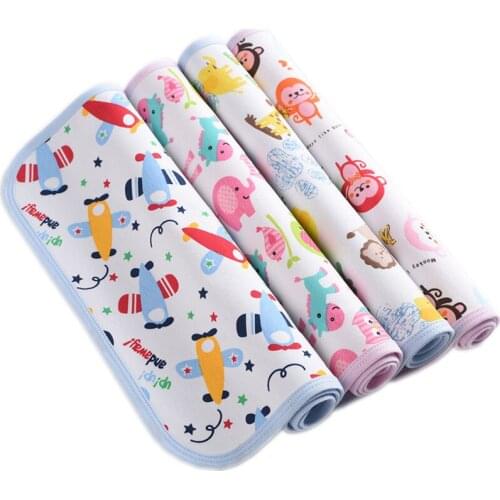Reusable Baby Changing Mats Cover Baby Diaper Mattress Diaper for Newborn Cotton Waterproof Changing Pats Flool Mat Portable