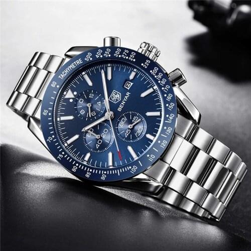 BENYAR 5140 Watch Brand Original High Quality Silicone Business Wristwatches Waterproof Military Watches Men Wrist Reloj Hombre