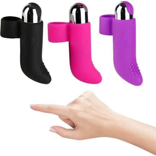 3 Colors New Finger Vibrating Massager For Women Breast Massage Stimulator for Health Care Game Toys Finger Massage