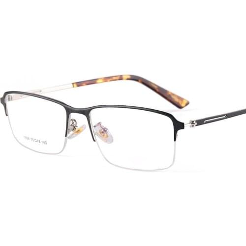 Blue Light Glasses Prescription Half frame Square Optical glasses Myopia Progressive Multifocal Astigmatism Eyeglassse 906