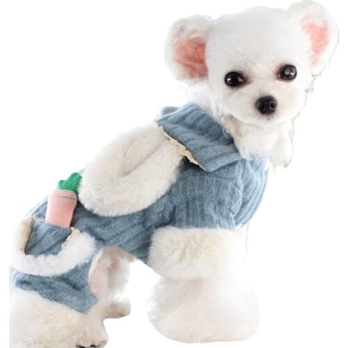 XS Dog Clothes Jumpsuit Winter Small Dog Costumes Outfit Chihuahua Yorkies Pomeranian Shih Tzu Bichon Poodle Dog Clothing Coat
