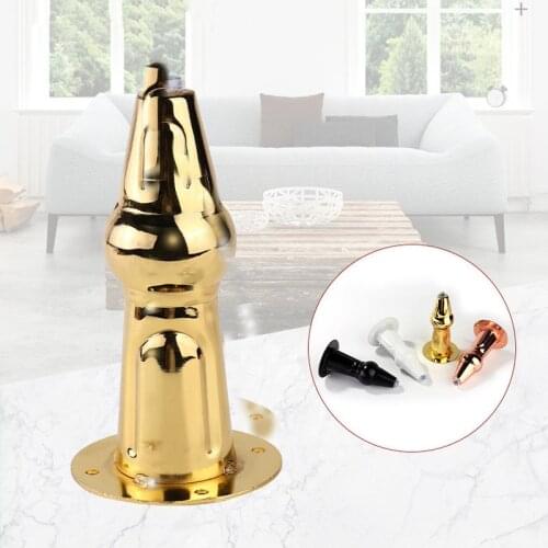 2PCS Gourd-shaped Furniture Support Legs Iron Metal Bracket for Sofa Tables Chairs Cabinet Furniture Feets Hardware Accessories