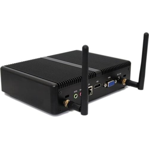 Eglobal Fanless Mini PC Windows 10 Core I3 7167U I5 7267U DDR4 Barebone Desktop Computer Graphics HTPC wifi &BT VGA minipc Nuc