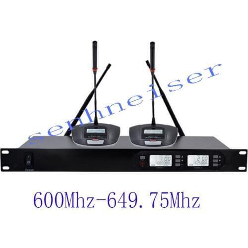 Professional ZiXuan 2 Channel wireless conference microphone system anti-interference gooseneck microphone
