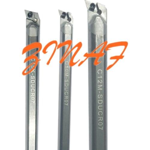 SDUCR Tungsten steel cutter bar C08K-SDUCR07 internal Turning Tool DCMT0702 insert lathe machine Carbide earthquake resistance